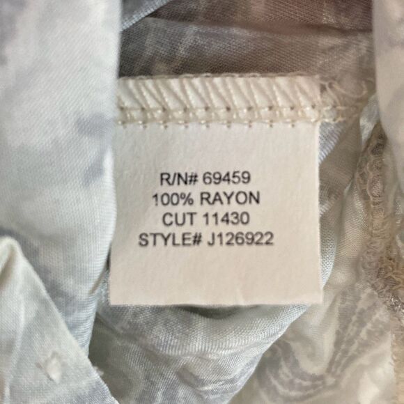 J. Valdi Womens Barcelona Tie Front Midi Shirt Dress Size Medium (M3) - Picture 11 of 14